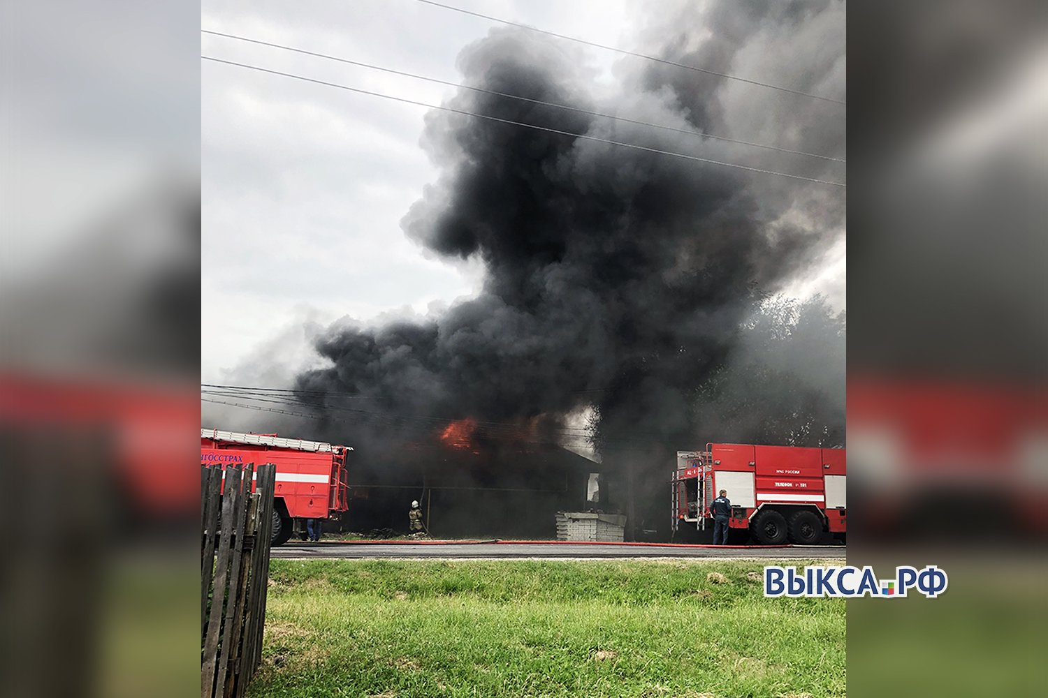 В жилом доме в Тамболесе произошёл пожар